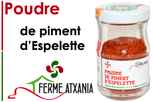 Poudre de piment d'espelette