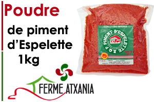 Poudre de piment d'espelette 1kg